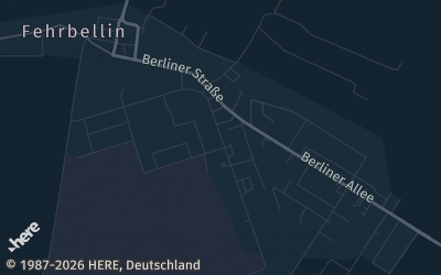 Heizung Map of Fehrbellin