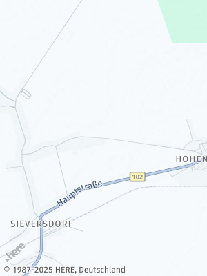 Here Map of Sieversdorf-Hohenofen