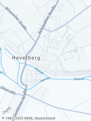 Here Map of Havelberg
