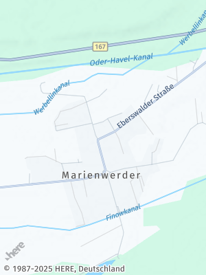 Here Map of Marienwerder