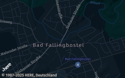 Heizung Map of Bad Fallingbostel