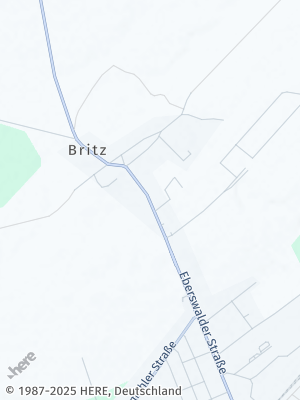 Here Map of Britz bei Eberswalde