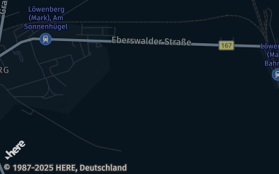 Heizung Map of Löwenberger Land