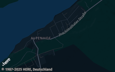 Heizung Map of Schorfheide