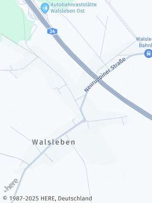 Here Map of Walsleben bei Neuruppin