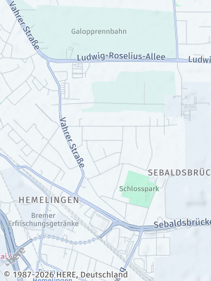 Here Map of Sebaldsbrück