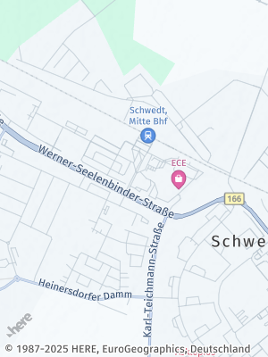 Here Map of Schwedt / Oder