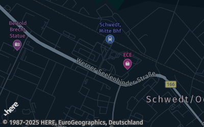 Heizung Map of Schwedt / Oder