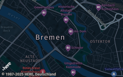 Heizung Map of Bremen