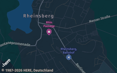 Heizung Map of Rheinsberg