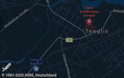 Heizung Map of Templin