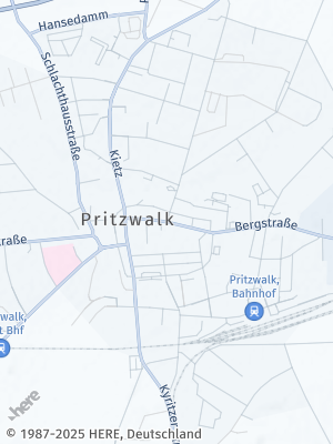 Here Map of Pritzwalk