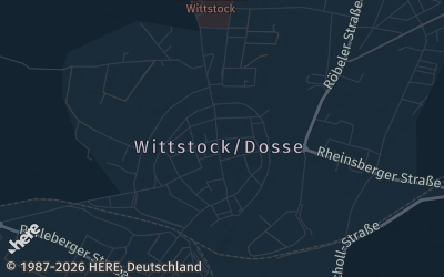 Heizung Map of Wittstock / Dosse