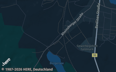 Heizung Map of Fürstenberg / Havel