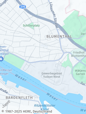 Here Map of Blumenthal