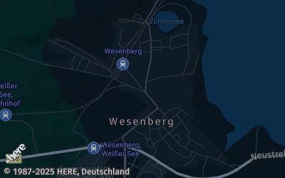 Heizung Map of Wesenberg