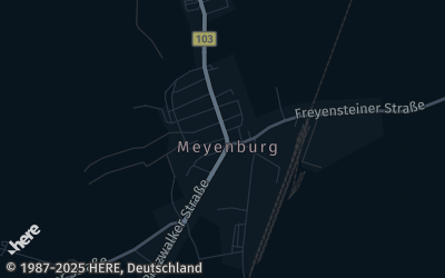 Heizung Map of Meyenburg