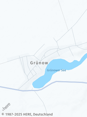 Here Map of Grünow bei Prenzlau