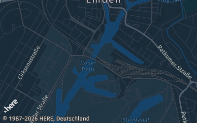 Heizung Map of Emden