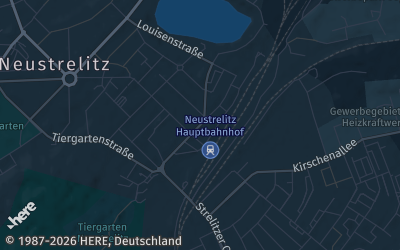 Heizung Map of Neustrelitz