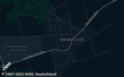 Heizung Map of Bramstedt bei Bremerhaven