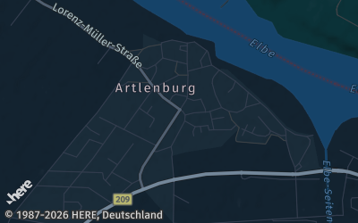 Heizung Map of Artlenburg