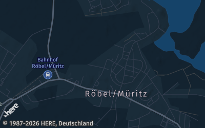 Heizung Map of Röbel / Müritz