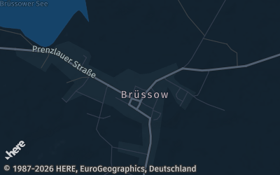 Heizung Map of Brüssow
