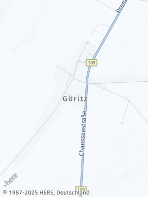 Here Map of Göritz bei Prenzlau