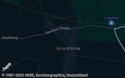 Heizung Map of Grambow bei Pasewalk