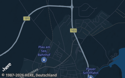 Heizung Map of Plau am See