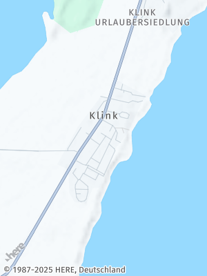 Here Map of Klink bei Waren