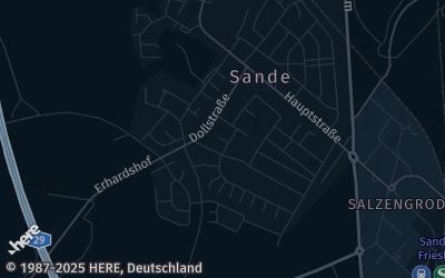 Heizung Map of Sande