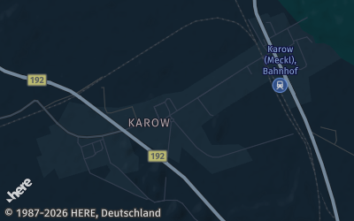 Heizung Map of Karow bei Lübz