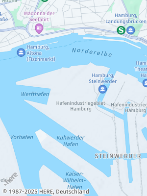 Here Map of Steinwerder