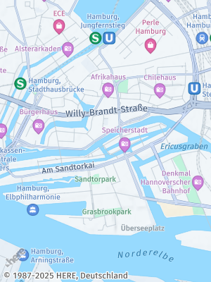 Here Map of Hamburg-Altstadt