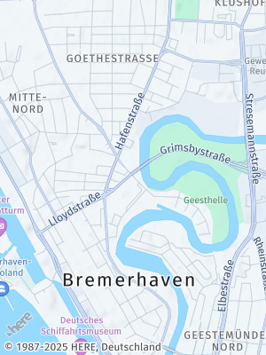 Here Map of Bremerhaven