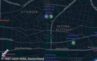 Heizung Map of Altona-Altstadt