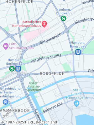 Here Map of Borgfelde