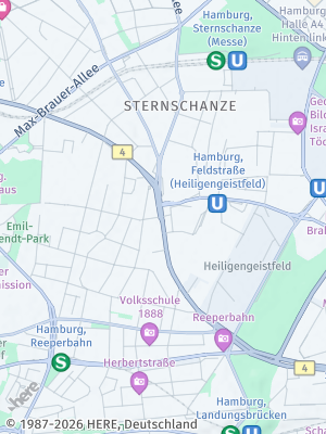 Here Map of Sankt Pauli