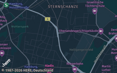 Heizung Map of Sankt Pauli