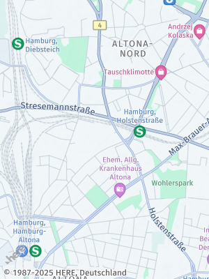 Here Map of Altona-Nord