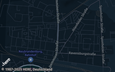 Heizung Map of Neubrandenburg