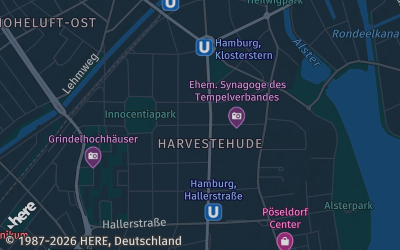Heizung Map of Harvestehude