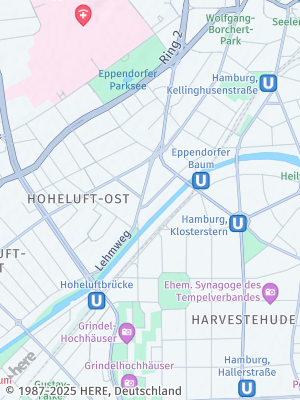Here Map of Hoheluft-Ost