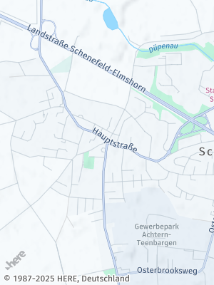 Here Map of Schenefeld bei Hamburg