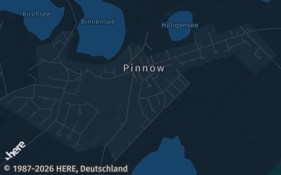 Heizung Map of Pinnow bei Schwerin