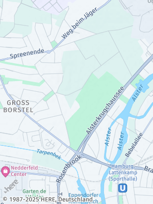 Here Map of Groß Borstel