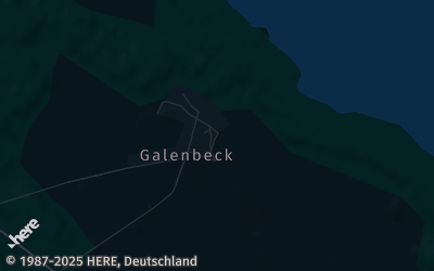 Heizung Map of Galenbeck bei Schönhausen