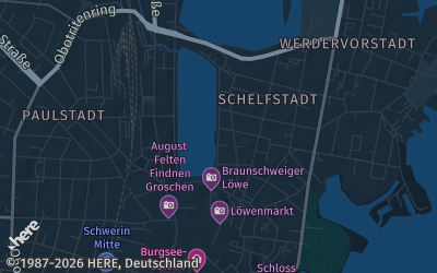 Heizung Map of Schwerin